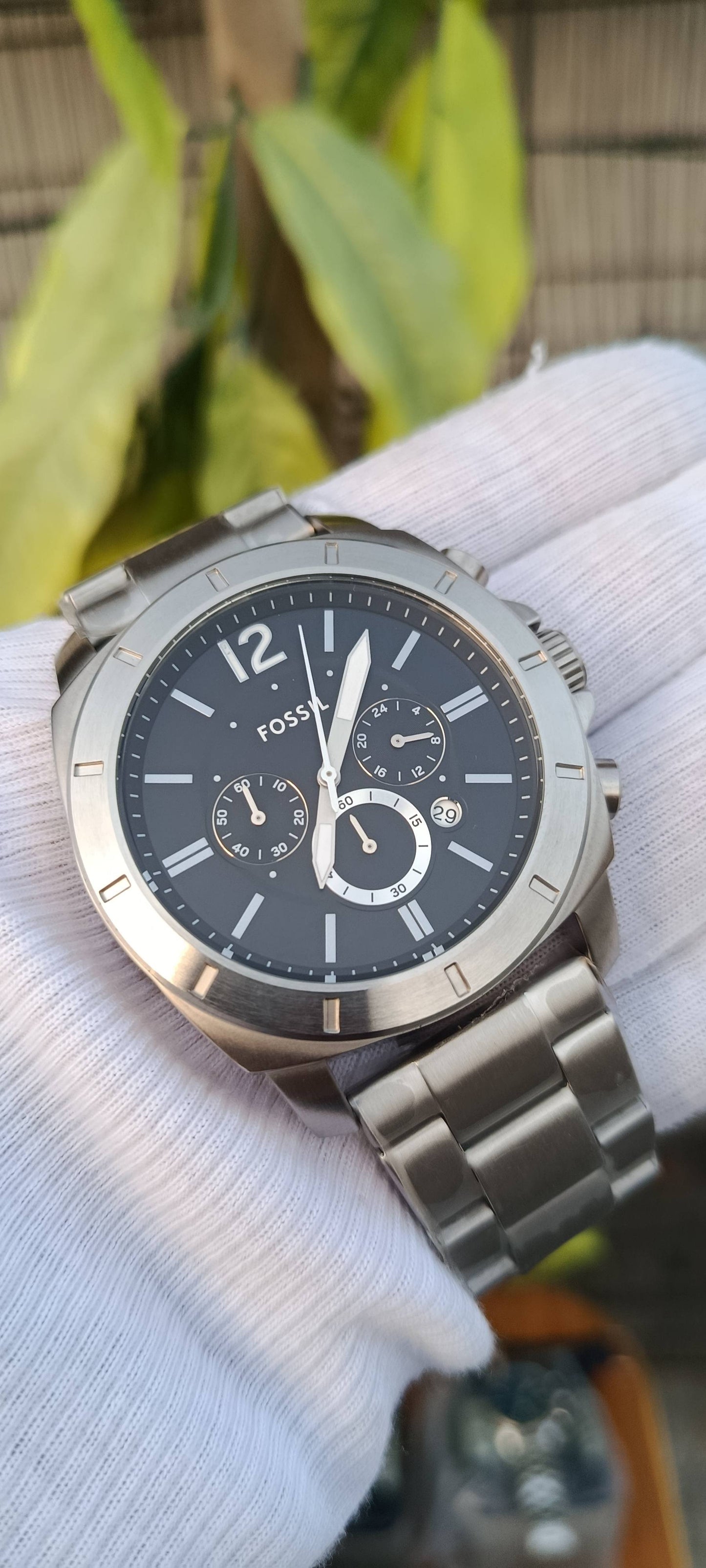 Fossil FS6095 Men's Black Dial Chronograph Watch