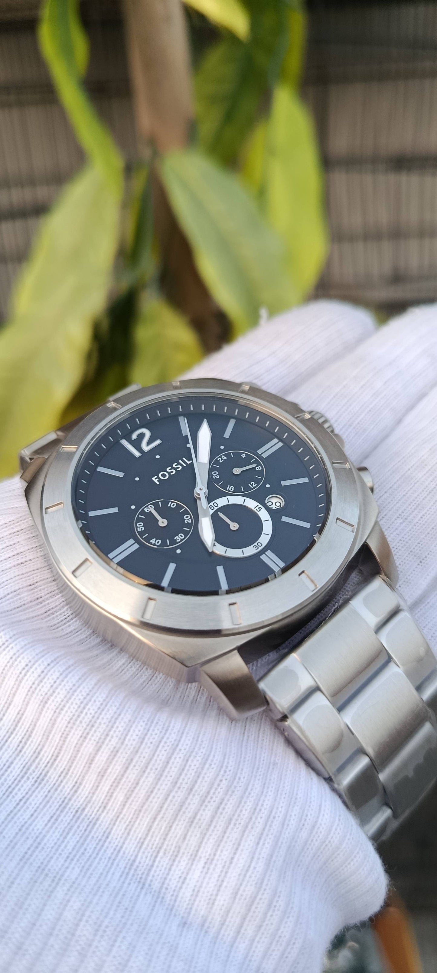 Fossil FS6095 Men's Black Dial Chronograph Watch