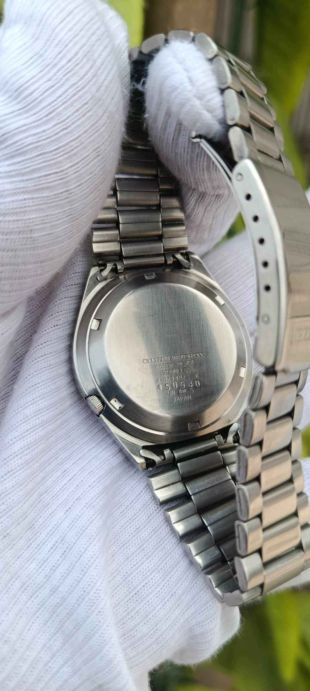 Citizen 8200 Automatic Men's Watch – Grey Sunburst Dial, Date Display