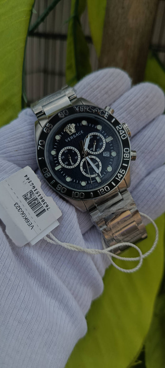 Versace Greca Dome Chronograph VE6K00323 Men's Watch
