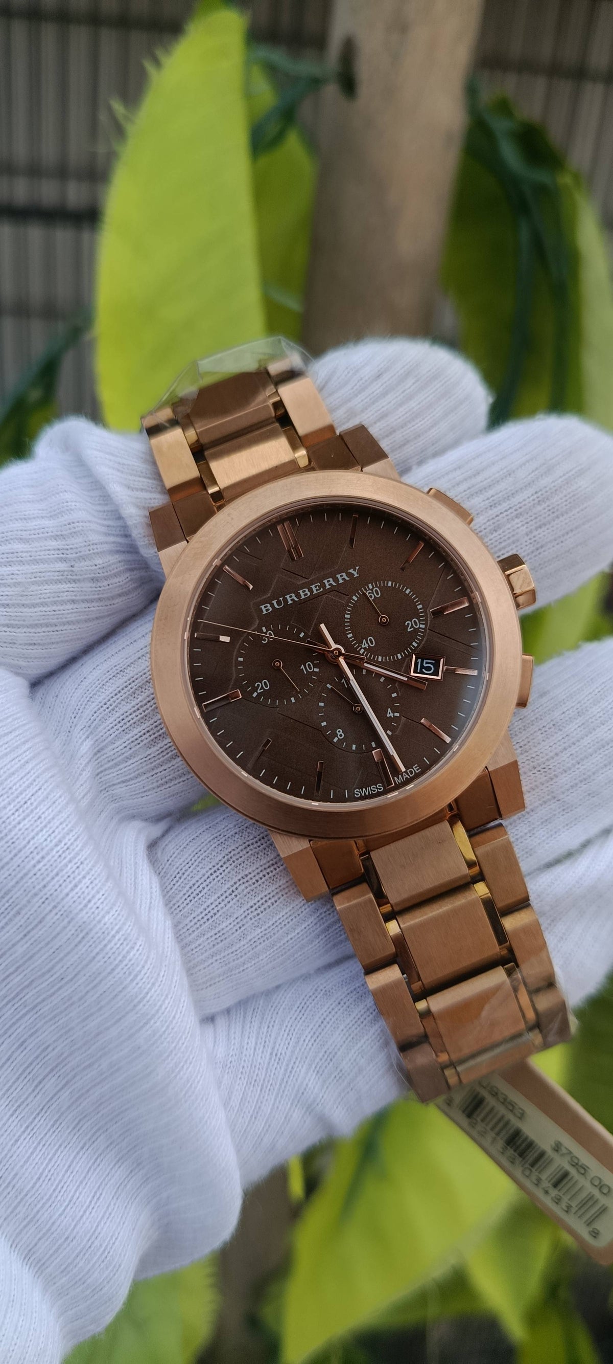 Burberry The City Chronograph BU9353 Rose Gold Men's Watc