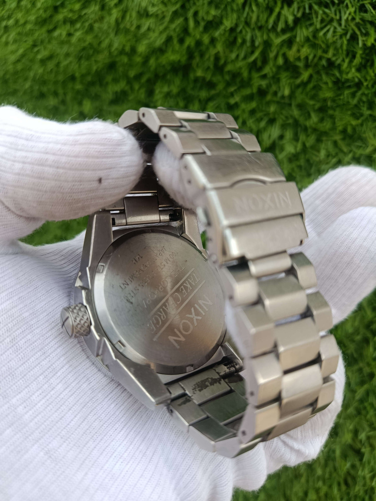 Nixon Corporal SS Men's Watch Blue Dial Stainless Steel