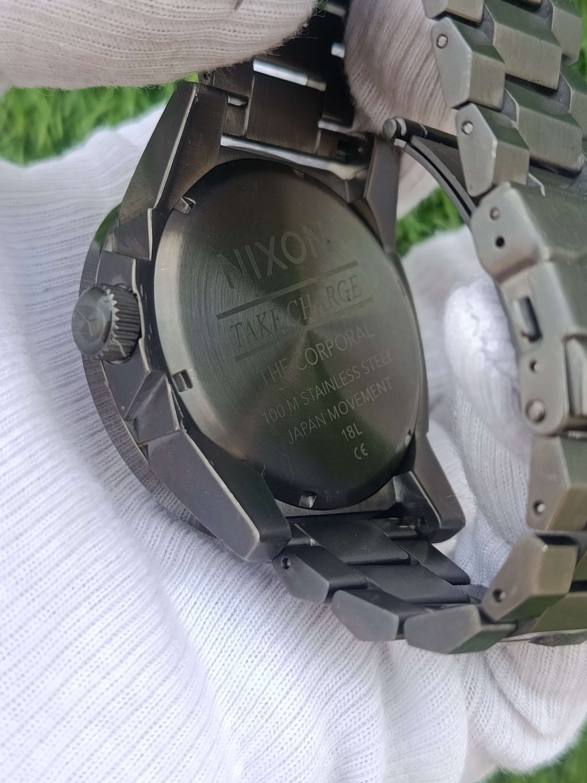 Nixon Corporal SS Men's Watch Red Sunray Dial