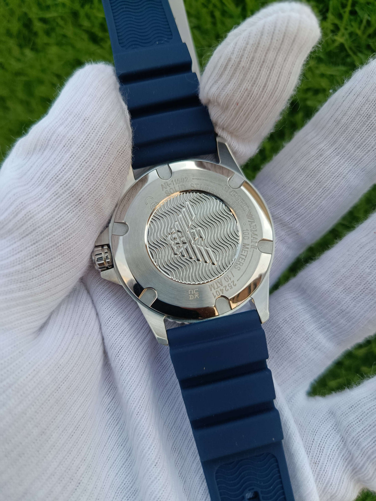 Emporio Armani AR11592 | Blue GMT Diver Watch