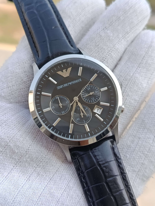 Emporio Armani AR2447 | Black Dial Chronograph Watch