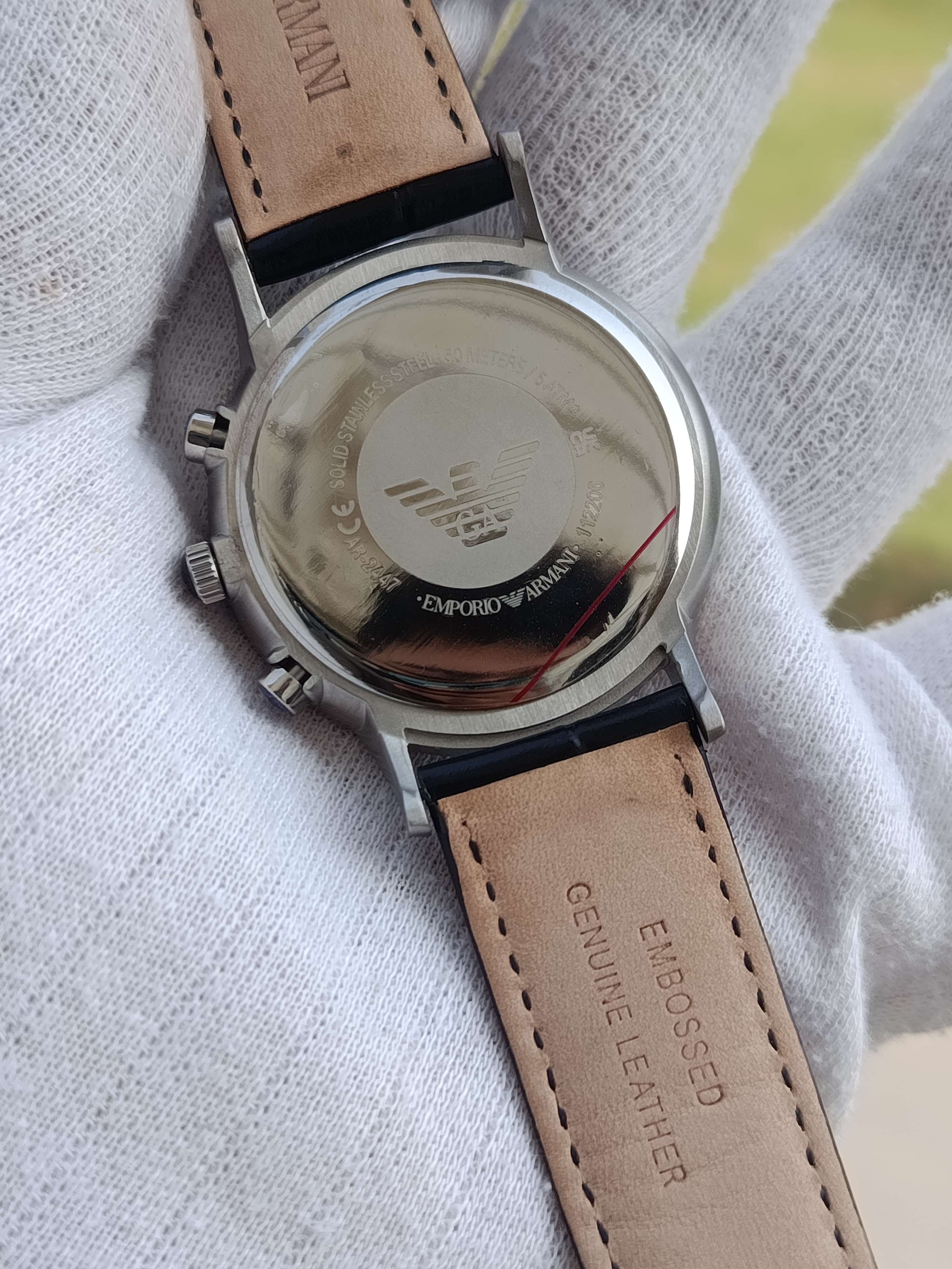 Emporio Armani AR2447 | Black Dial Chronograph Watch – ZWC & Co.