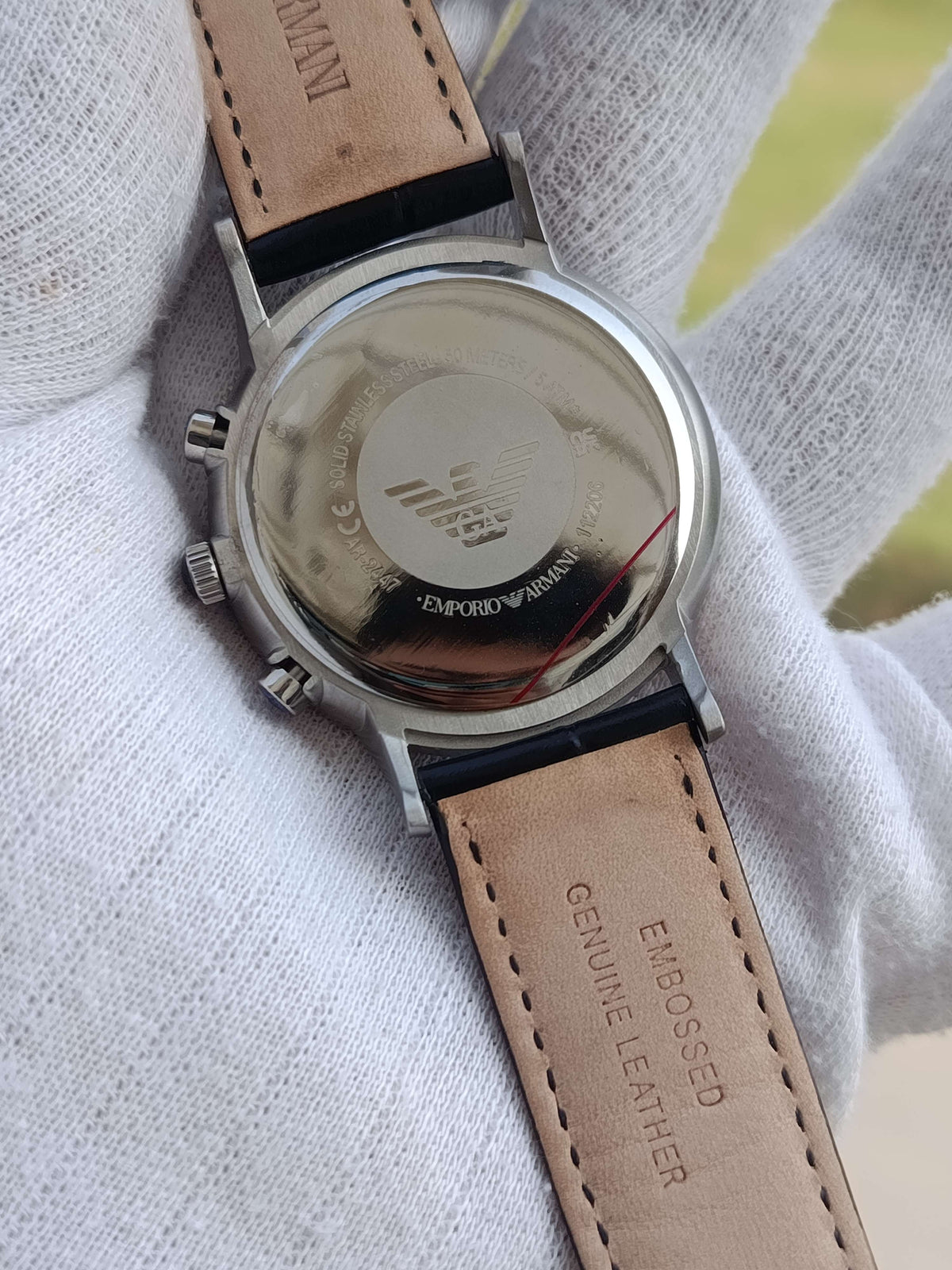 Emporio Armani AR2447 | Black Dial Chronograph Watch