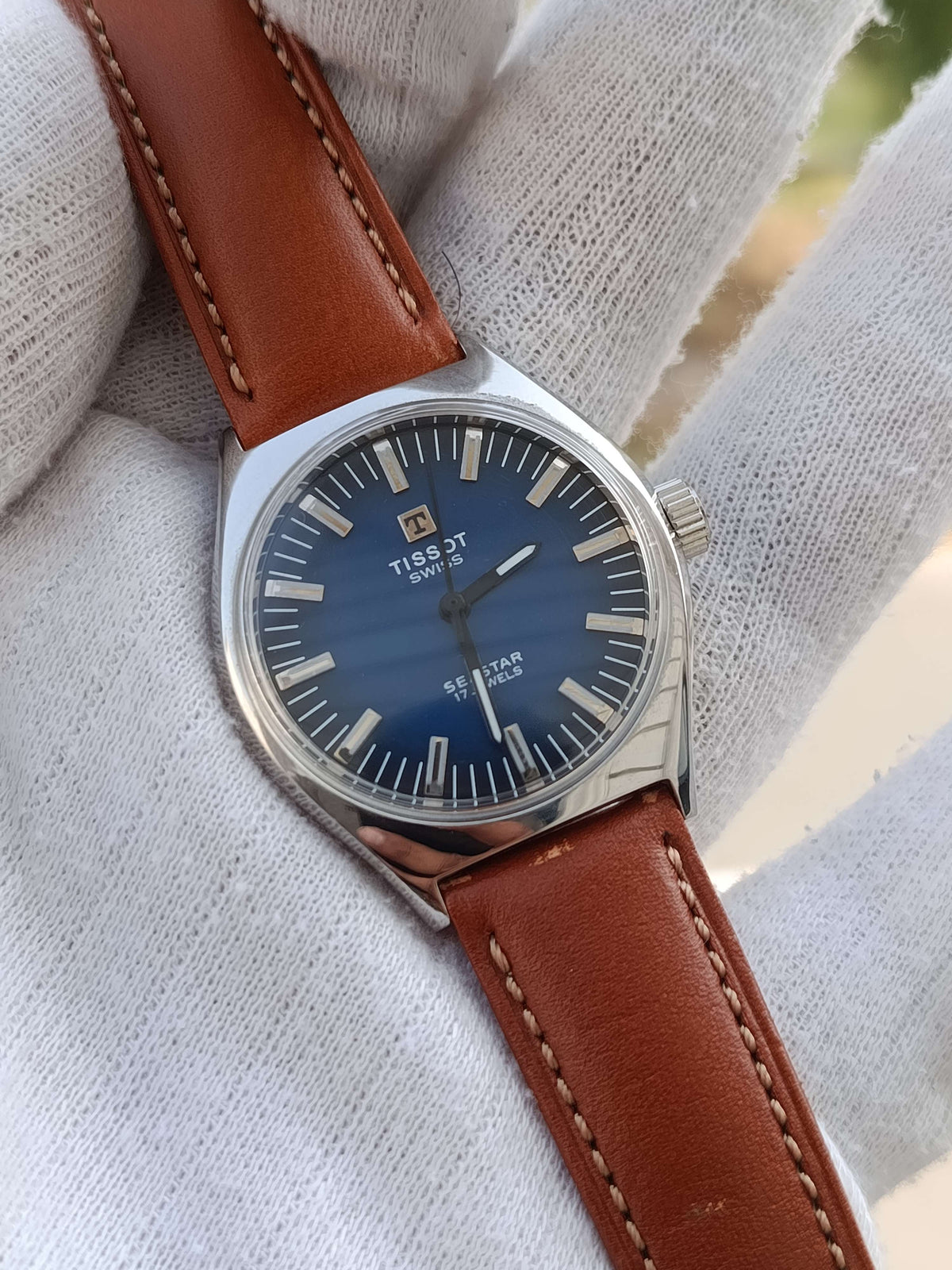 Tissot Seastar Vintage | Blue Dial Swiss Mechanical Watch