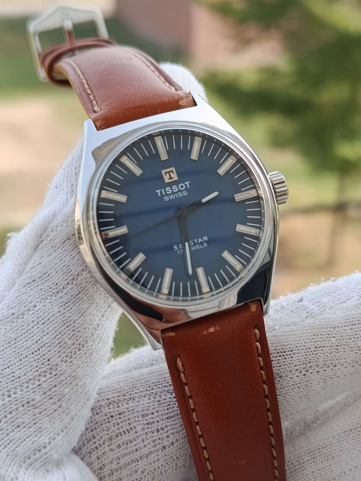Tissot Seastar Vintage | Blue Dial Swiss Mechanical Watch