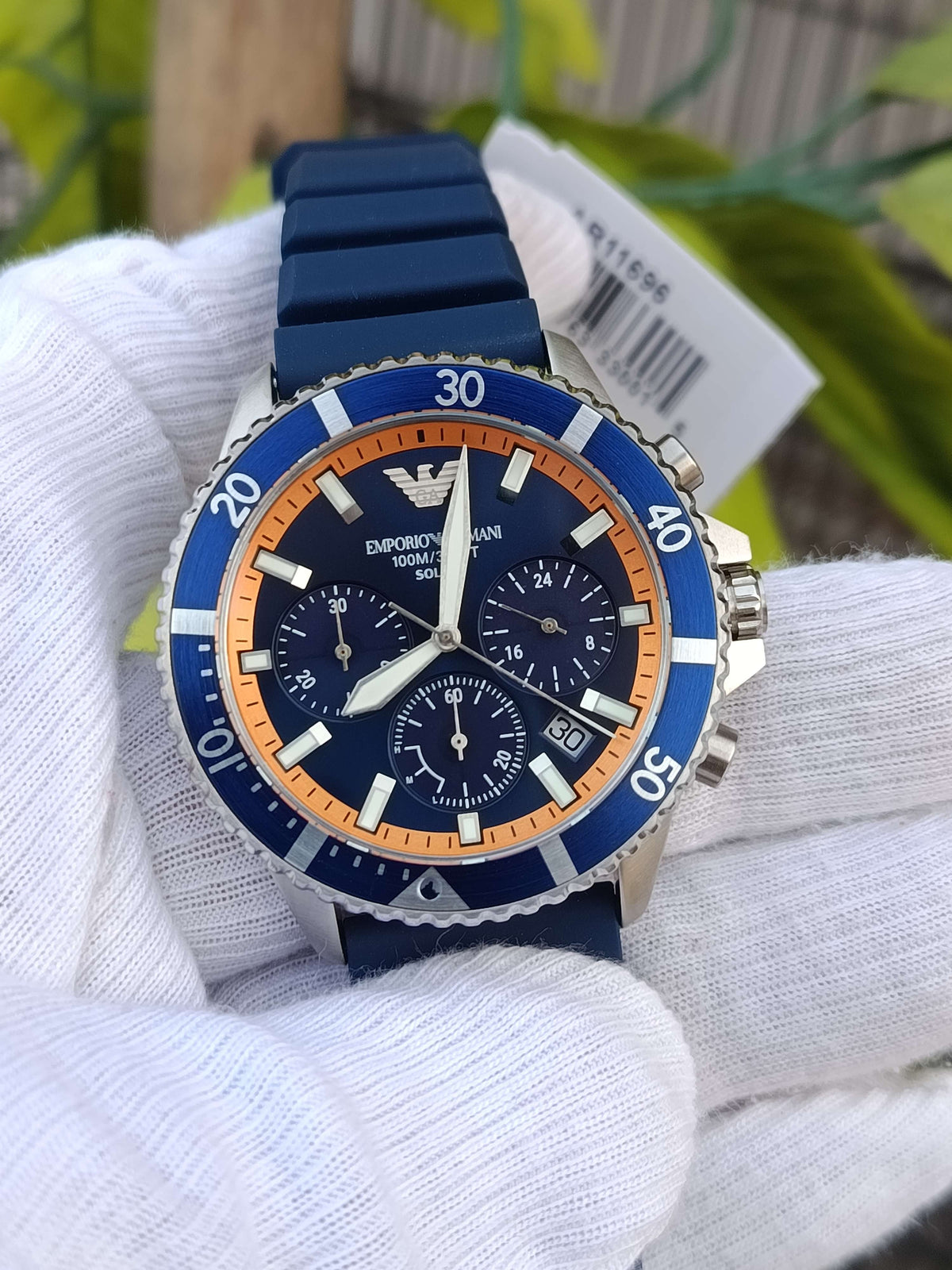 Emporio Armani AR11696 World Explorer Men's Solar Chronograph Watch
