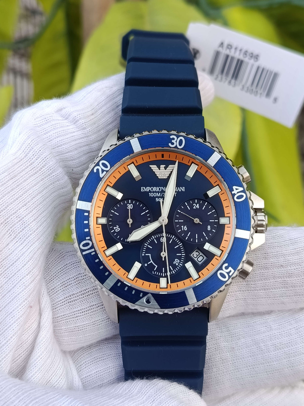 Emporio Armani AR11696 World Explorer Men's Solar Chronograph Watch