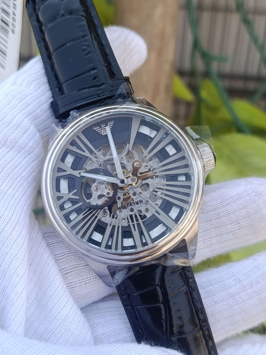 Emporio Armani AR4629 Meccanico Men's Automatic Skeleton Watch