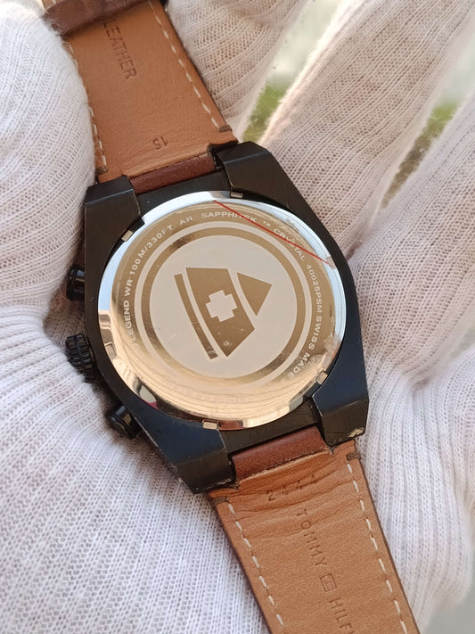 Swiss Legend 40025 | Rose Gold Octagonal Chronograph Watch