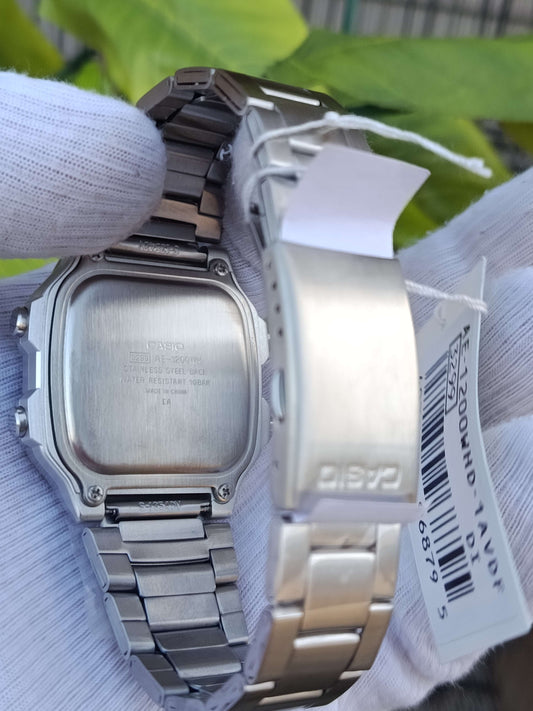 Casio AE-1200 Digital World Time Watch – 10-Year Battery, 100M Water Resistant