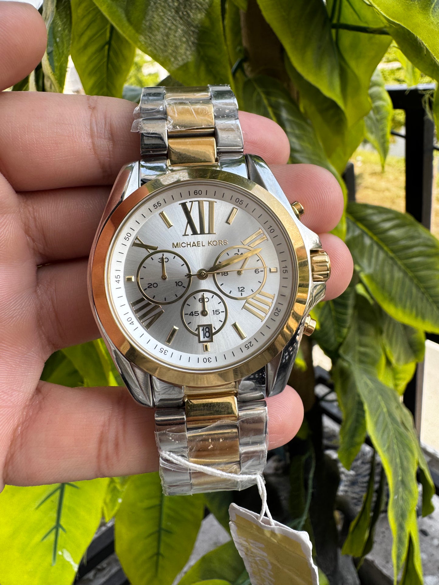 Michael Kors Two-Tone Chronograph Watch (Model: MK5627)