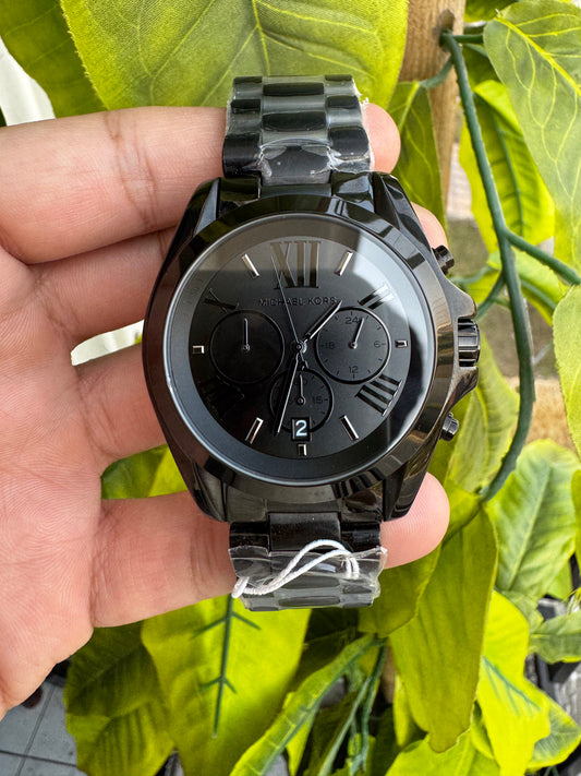 Michael Kors Black Chronograph Watch (Model: MK5550)