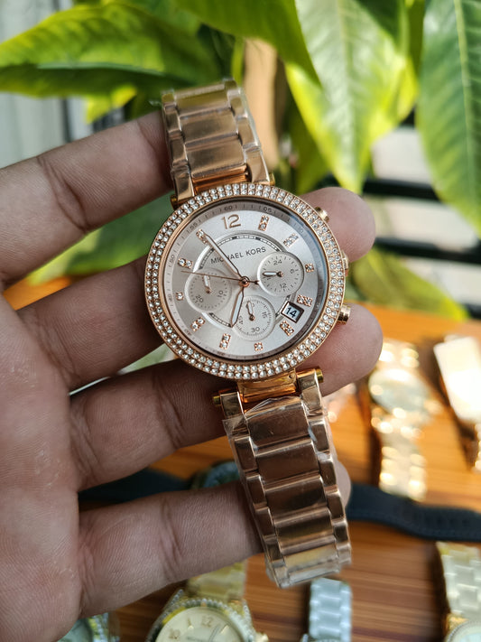 Michael Kors Parker Women’s Chronograph Watch (Model: MK5491)