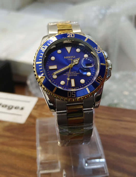 Sin-obi Automatic Two Tone Watch For Men on 30% Sale