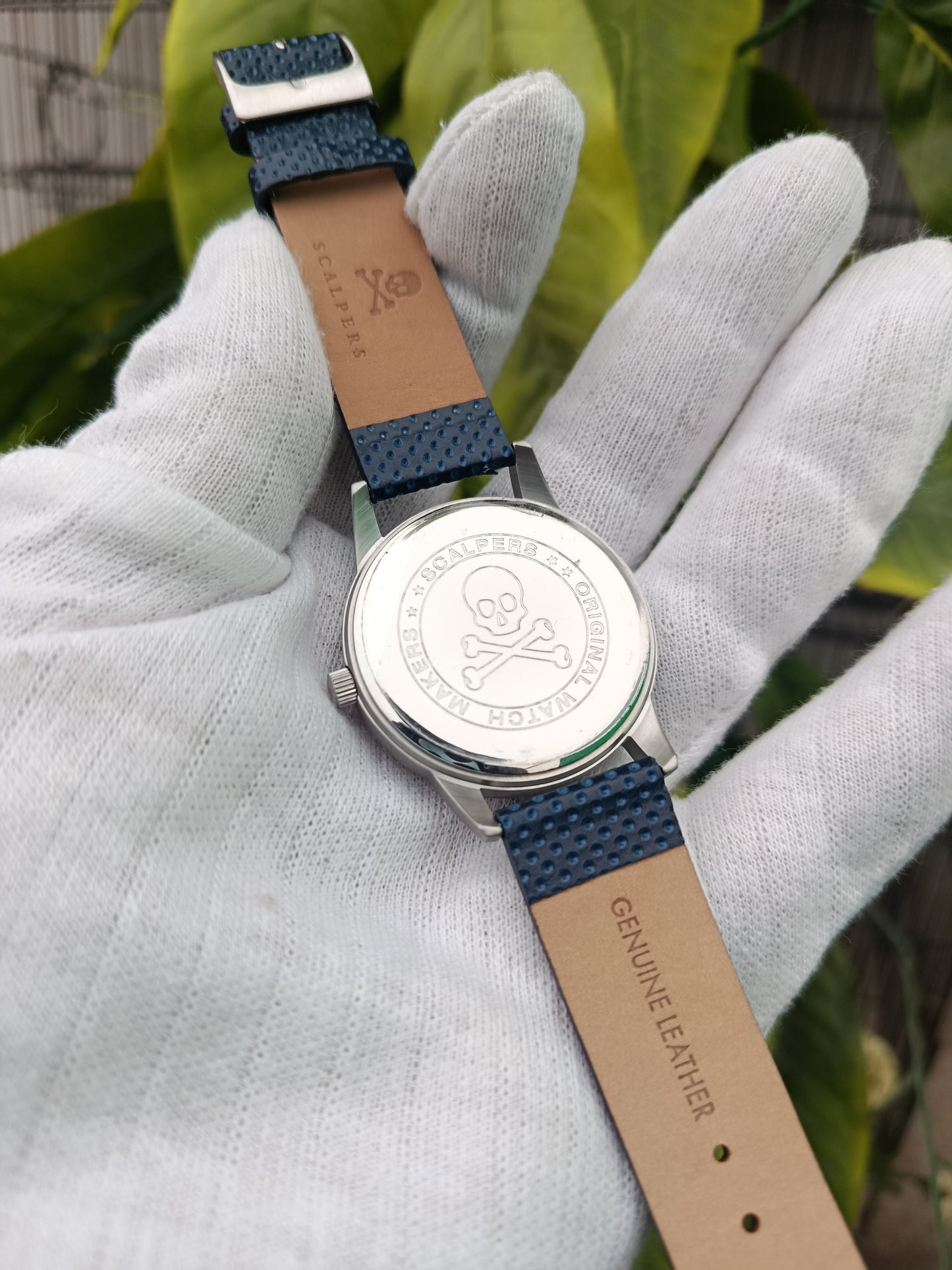 Scalpers Leather Strap mens Watch