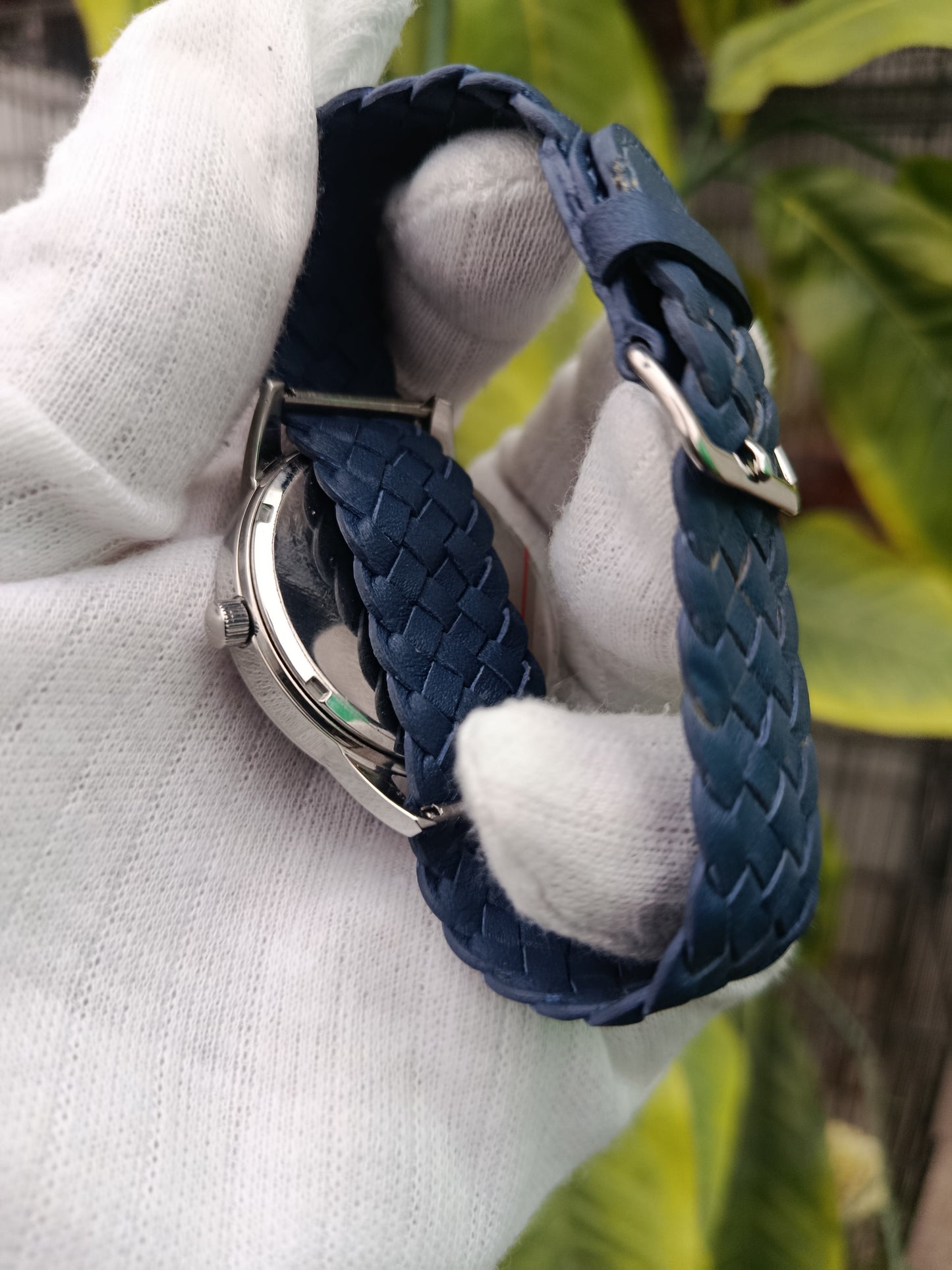 Scalpers Men’s Watch – Blue Dial with Braided Strap