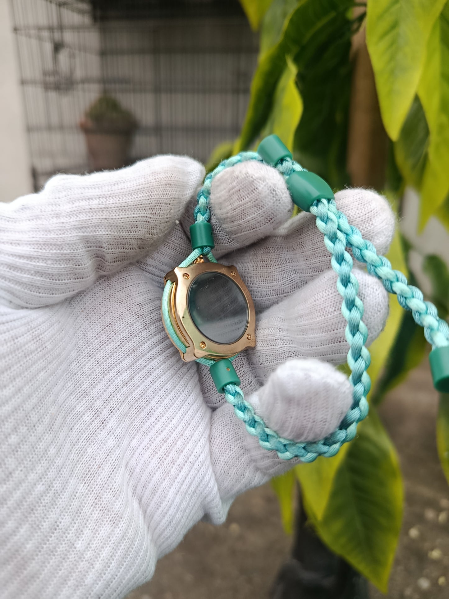Rumba Time Watch – Turquoise Braided Band