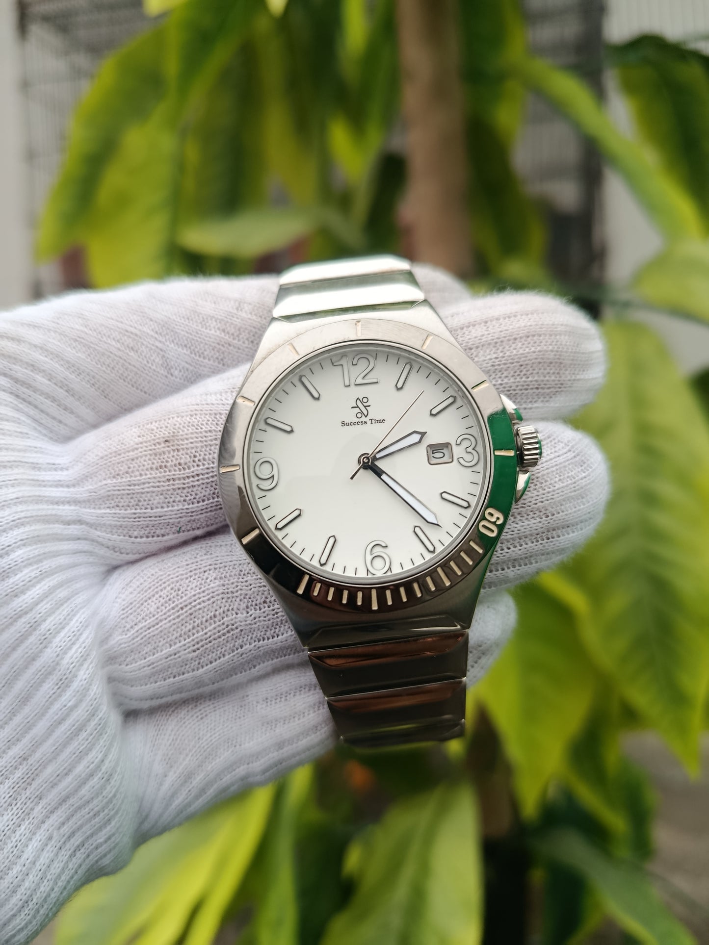 Success Time Stainless Steel Strap Watch
