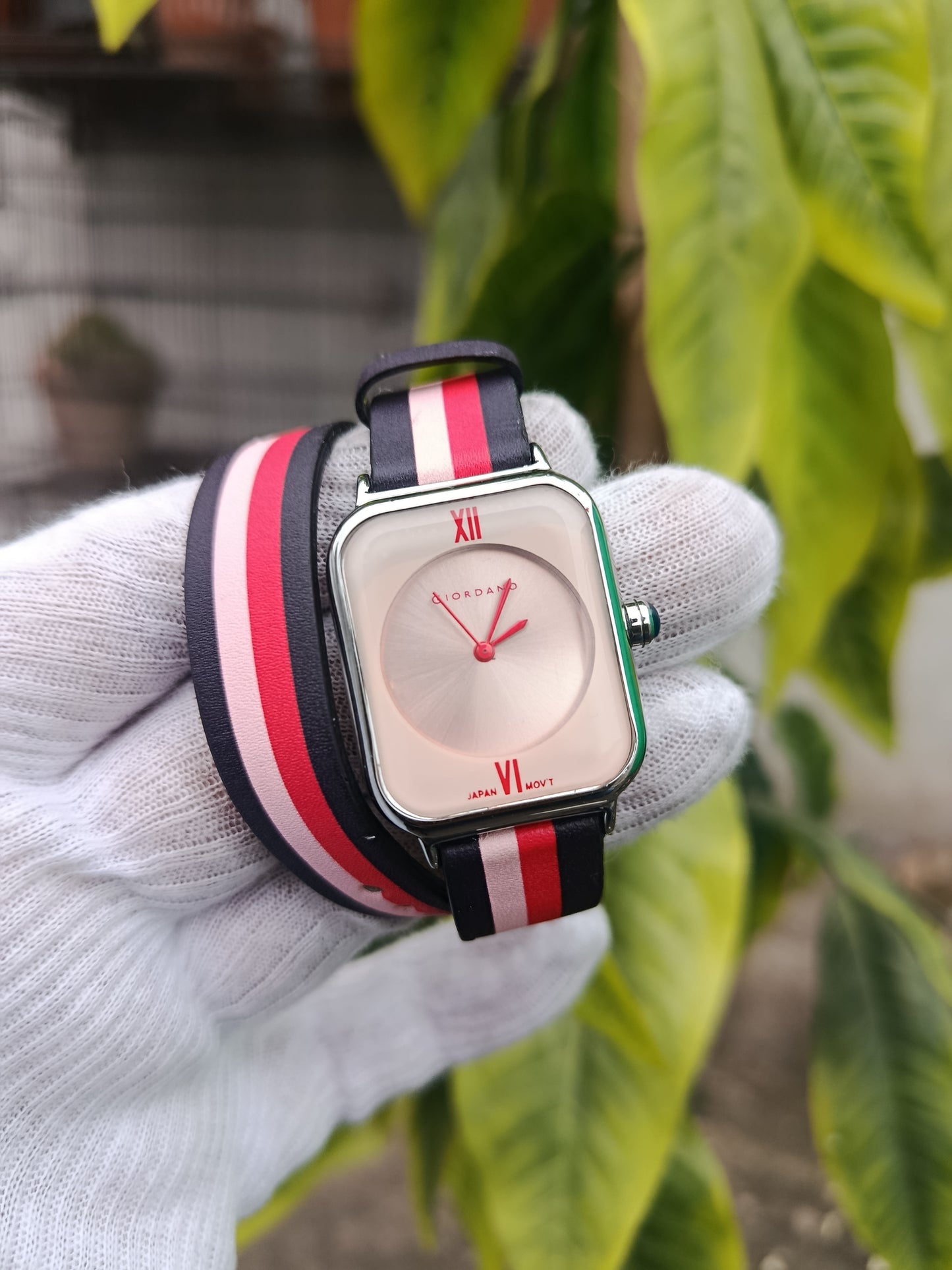 Giordano Women’s Quartz Wristwatch – Square Case