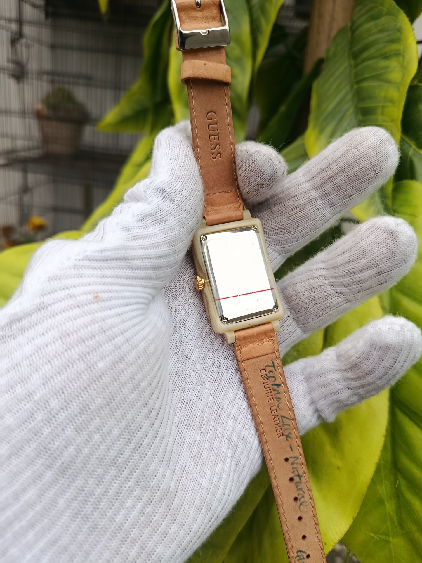 Women’s Quartz Watch – Rectangular Case with Roman Numerals