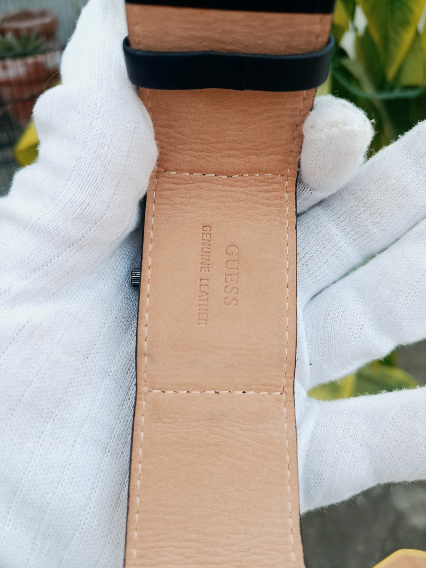 Guess Men’s Rectangular Stainless Steel Watch (GW0896G1)