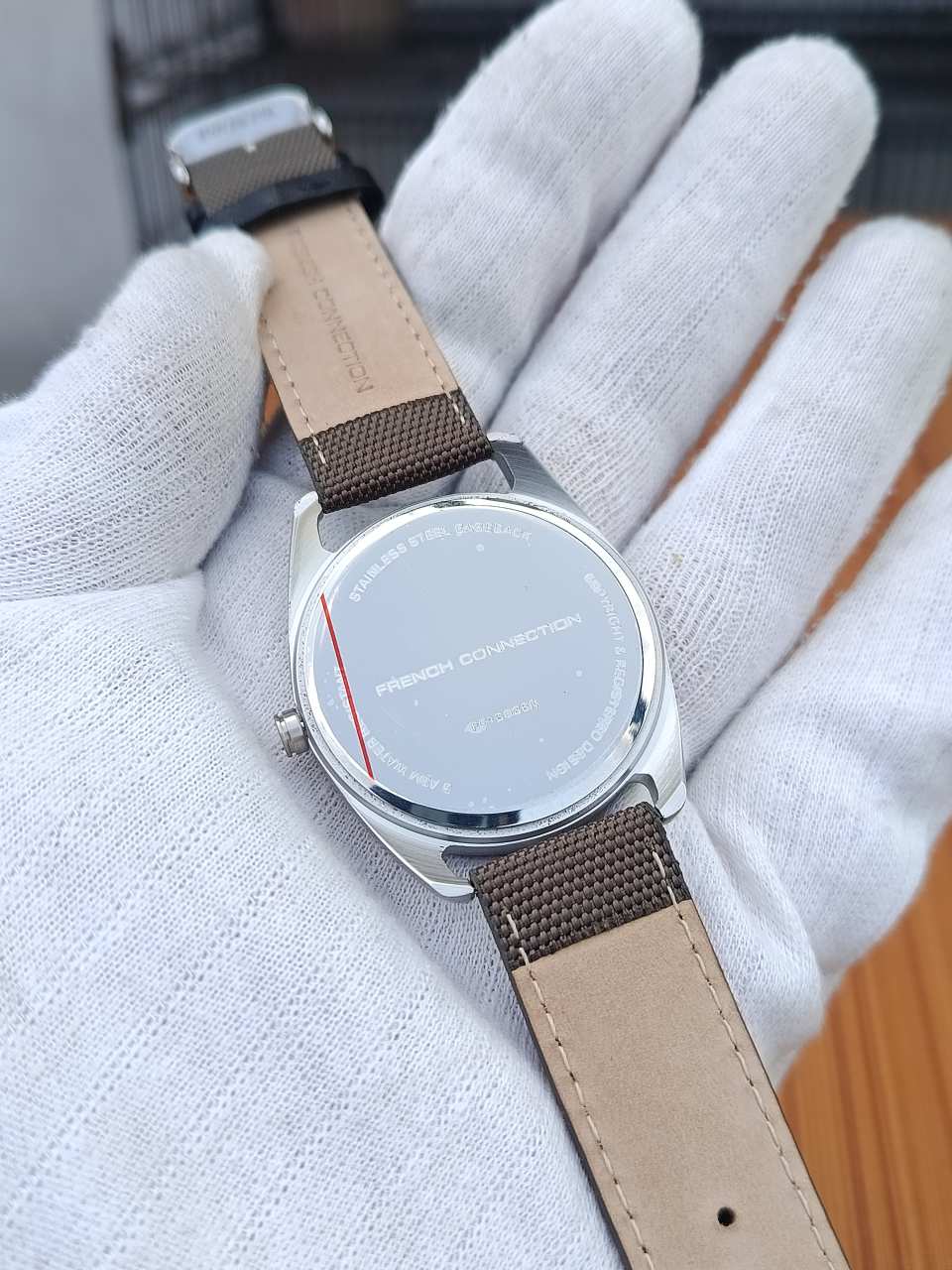 French Connection Men’s Black Analogue Watch (FC1308BB)
