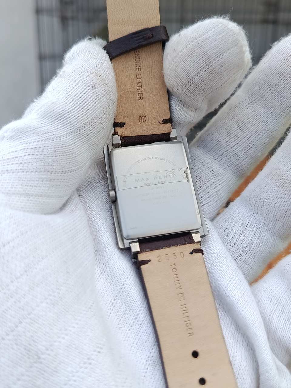 Max René Vintage Watch Red Dial with ETA Movement