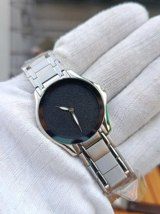 No Name Slim Stainless Steel Men’s Watch