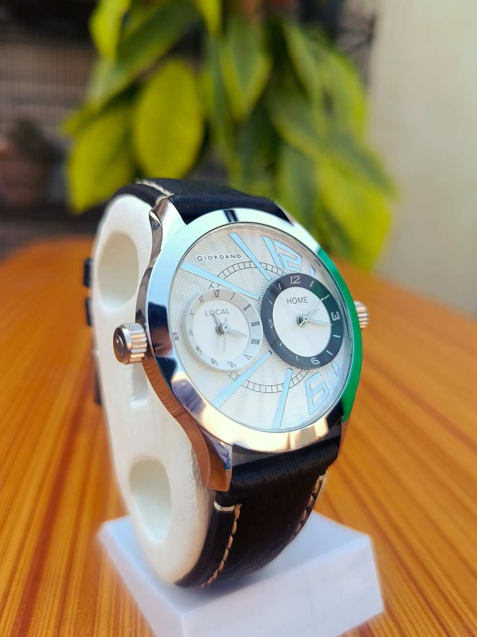 Giordano Men’s Dual Time Analog Watch White Dial (60056 DTM)