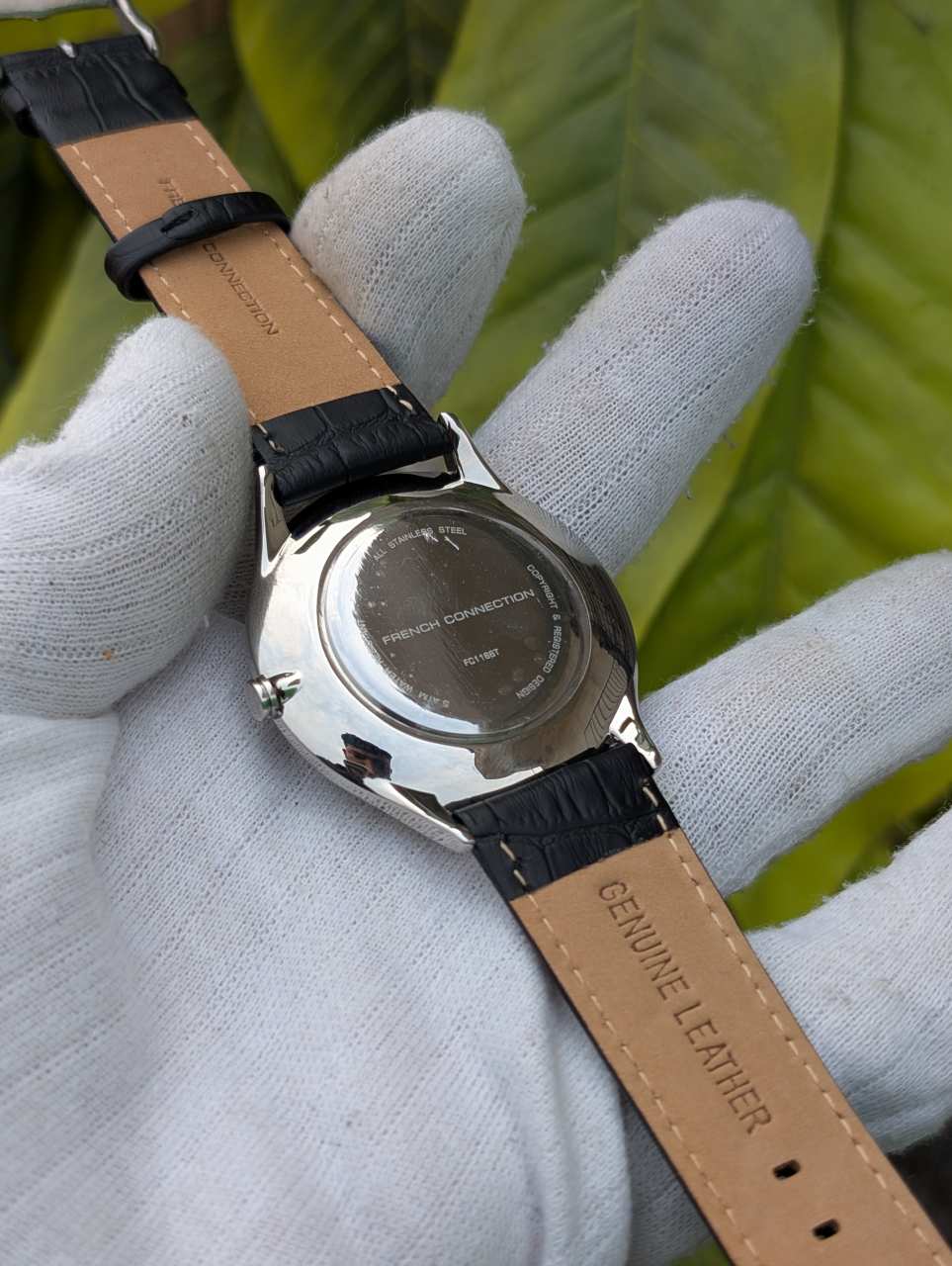 French Connection Men’s Analog Watch White Dial (FC1166T)