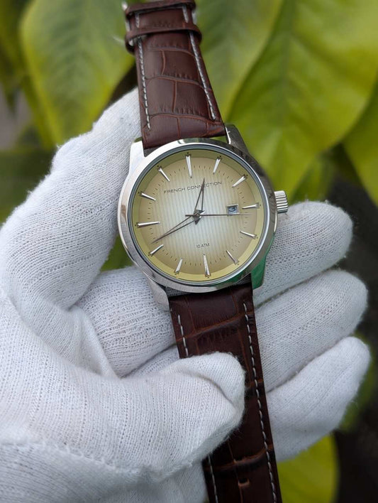 French Connection Men’s Analog Watch (FC1111ST)