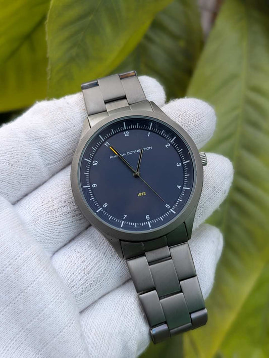 French Connection Men’s Analog Watch Blue Dial (FC142BM)