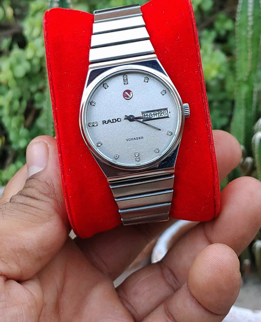 Rado Voyager Automatic Watch For Men Stainless Steel