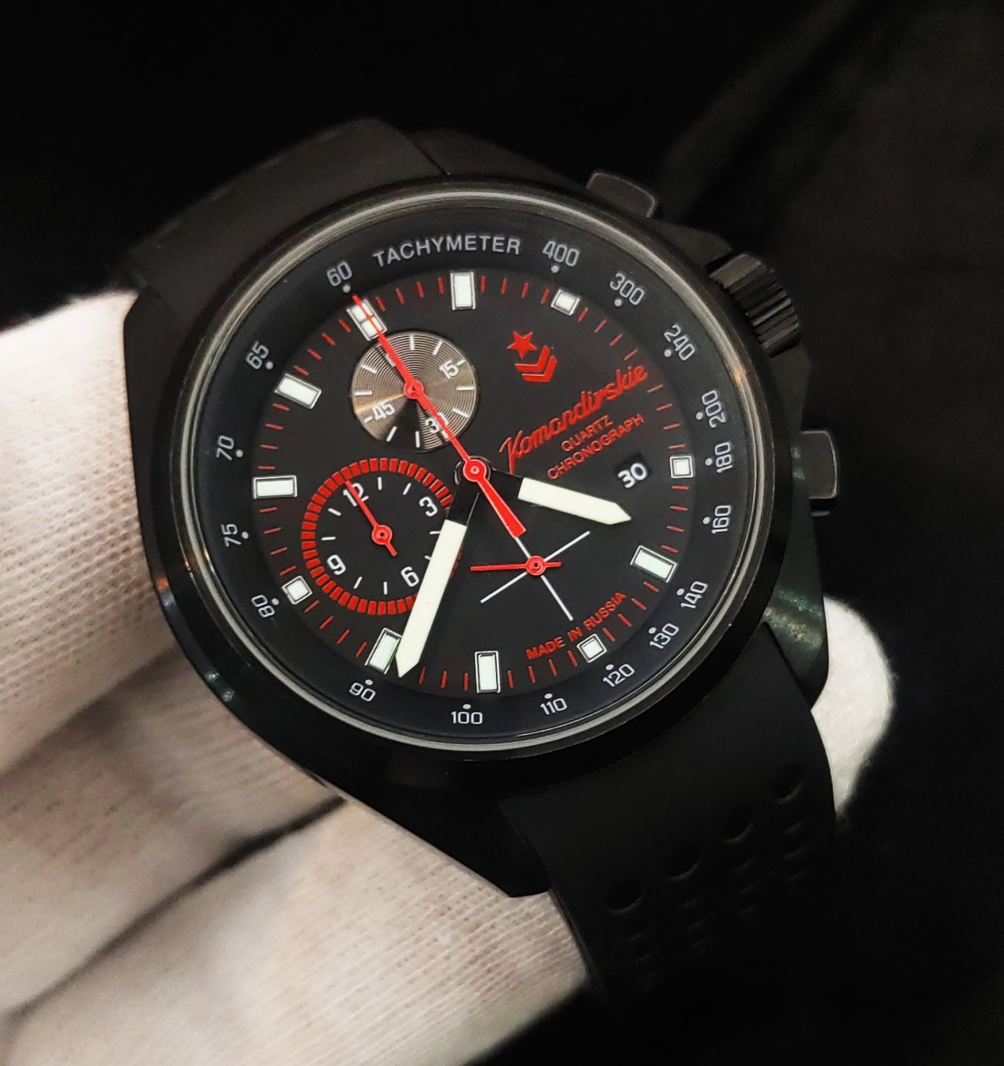 Komandirskie K-34 Quartz OS60/346036 Made in Russia Watch