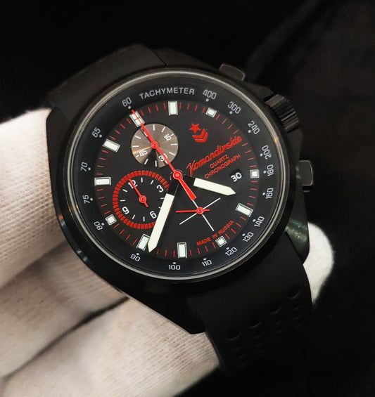 Komandirskie K-34 Quartz OS60/346036 Made in Russia Watch