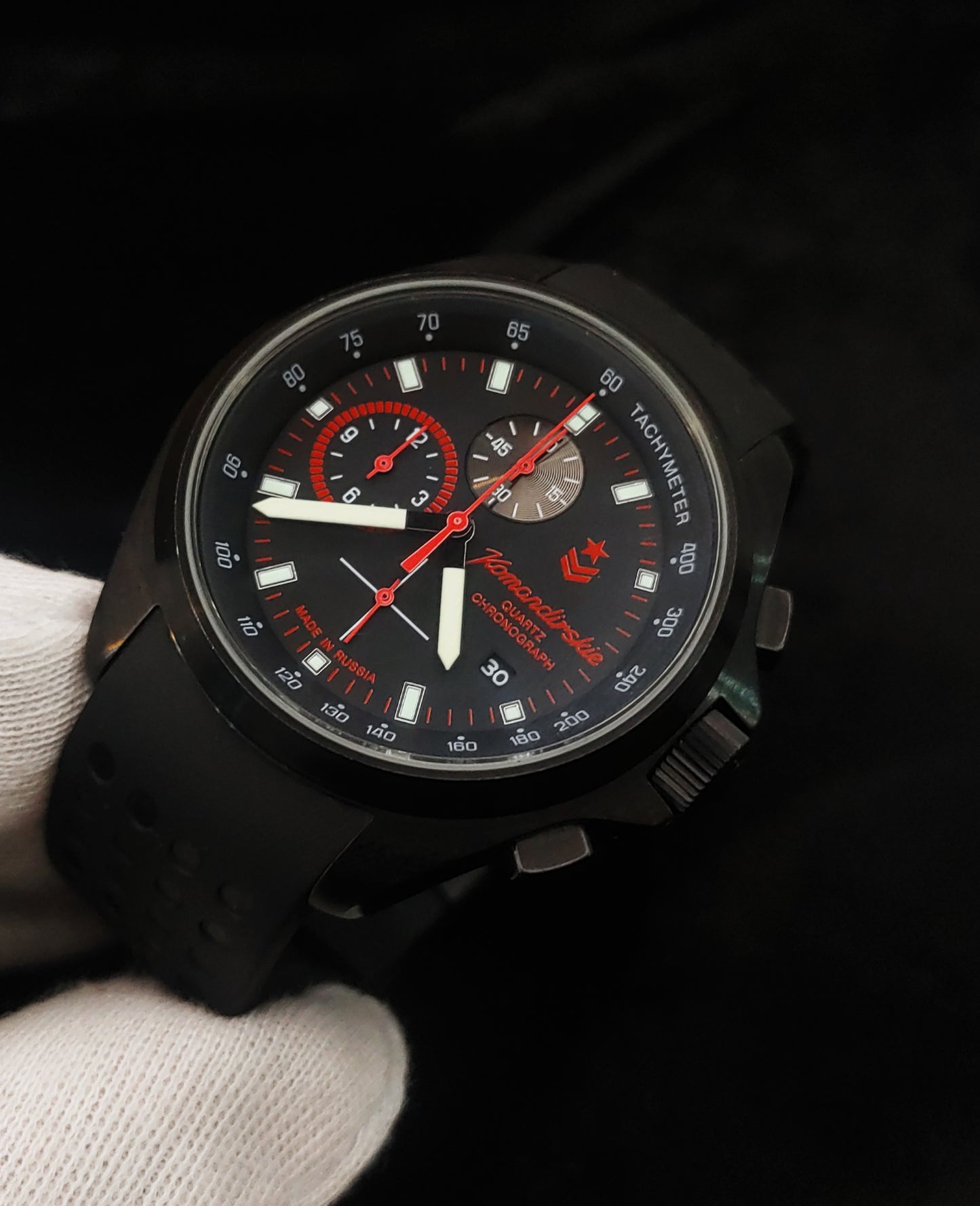 Komandirskie K-34 Quartz OS60/346036 Made in Russia Watch