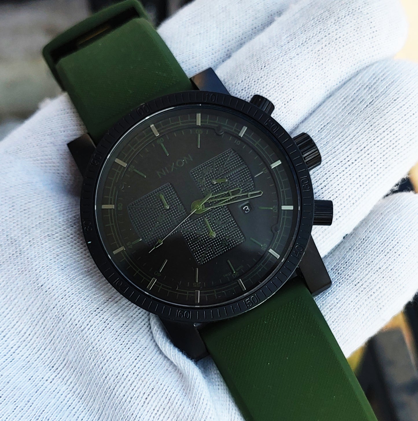 Nixon 10i-S Military Swiss Movement Watch For Men