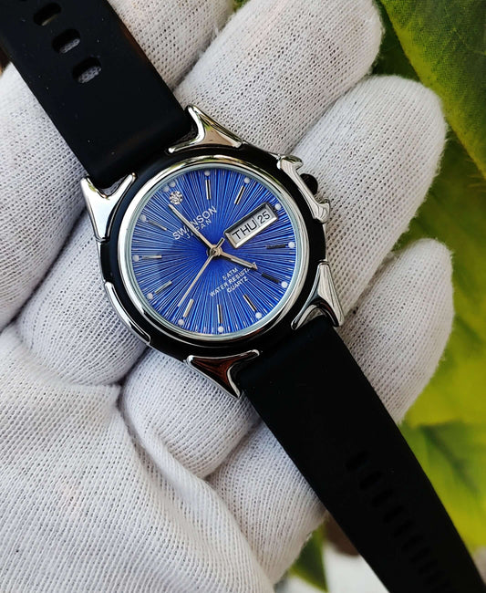 Swanson Japan MH316G-3228  Blue Dial Watch For Men