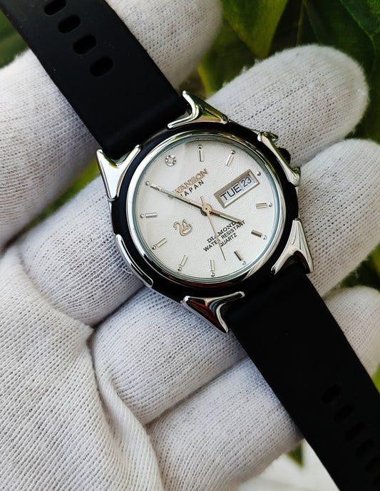 Swanson Japan MHG316G-3228 Quartz Watch For Men Diamond
