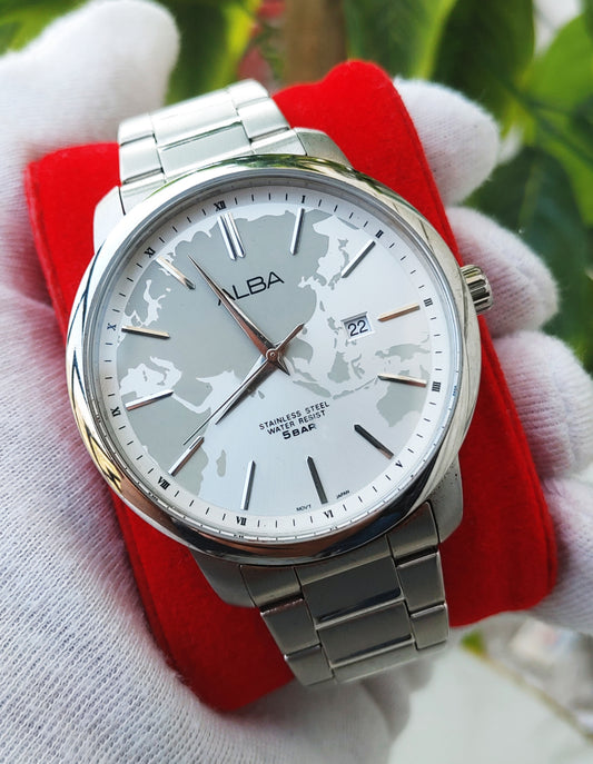 Alba AS9591 Men's Stainless Steel Quartz Watch