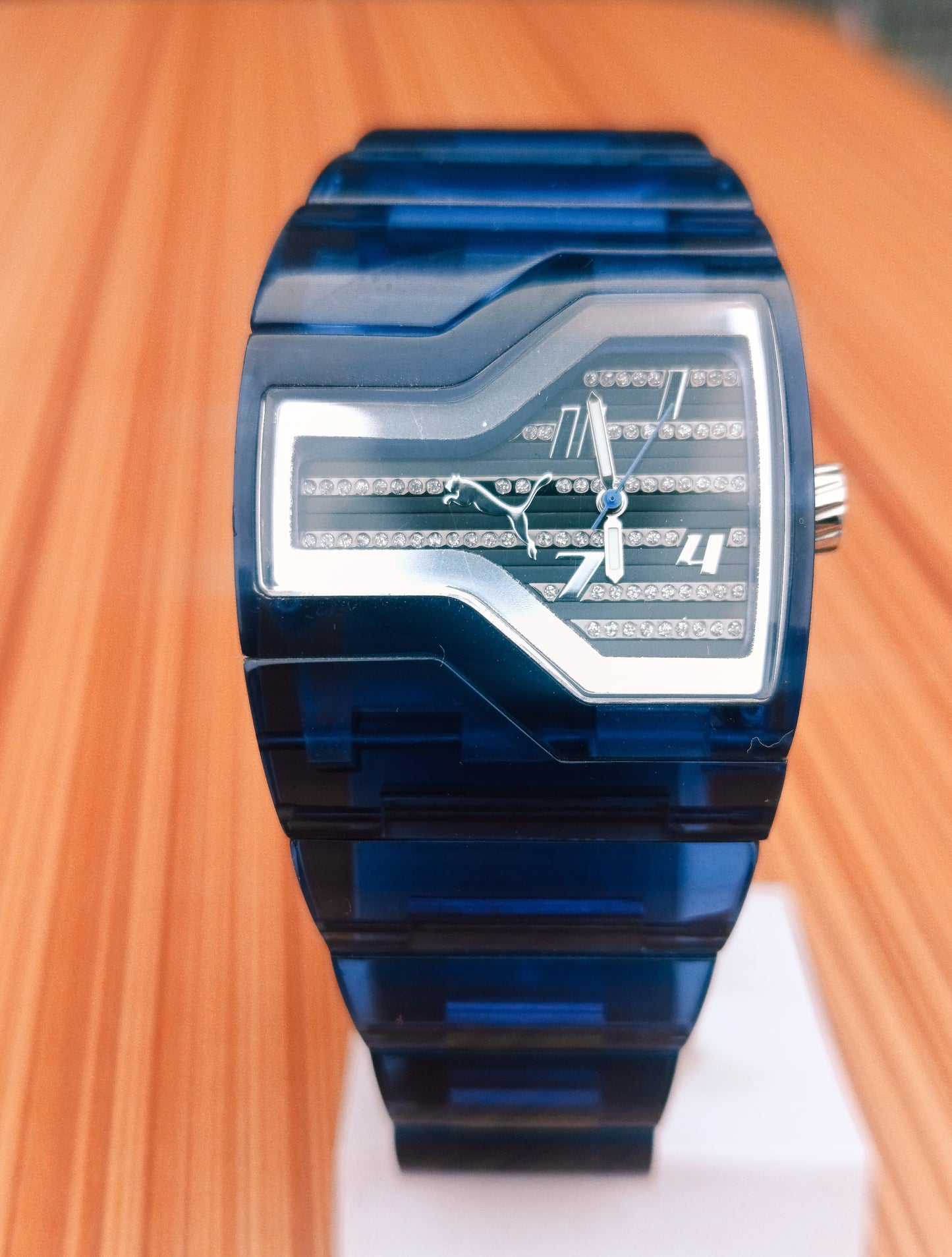 Puma Women's Blue Plastic Watch