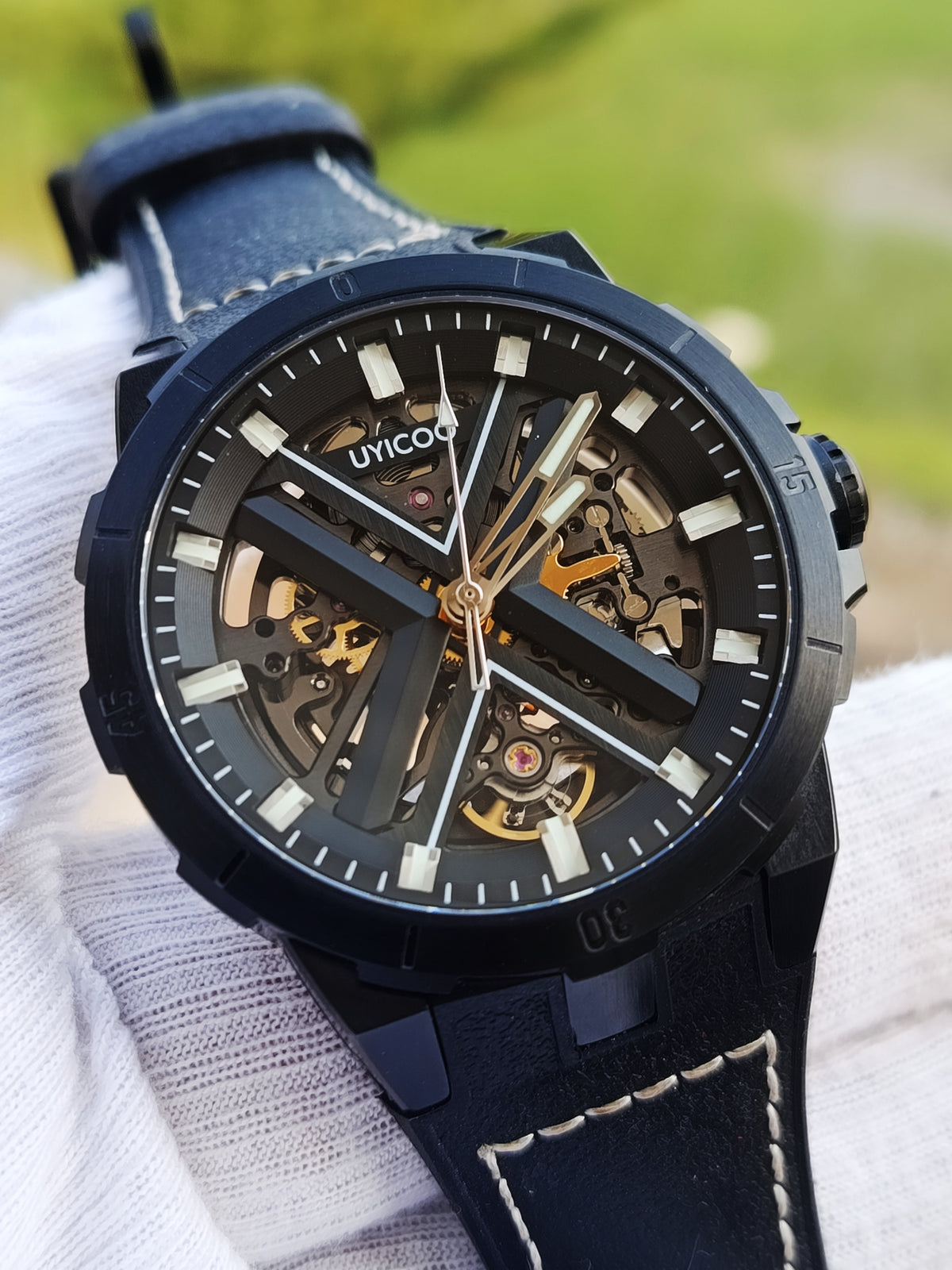 UYICOO UC9098 Men's Automatic Skeleton Watch